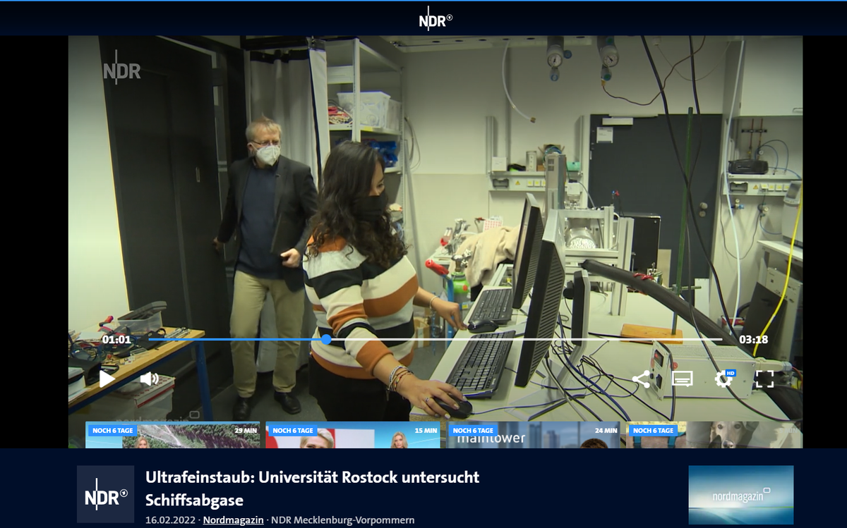 Ultrafeinstaub: Universität Rostock untersucht Schiffsabgase